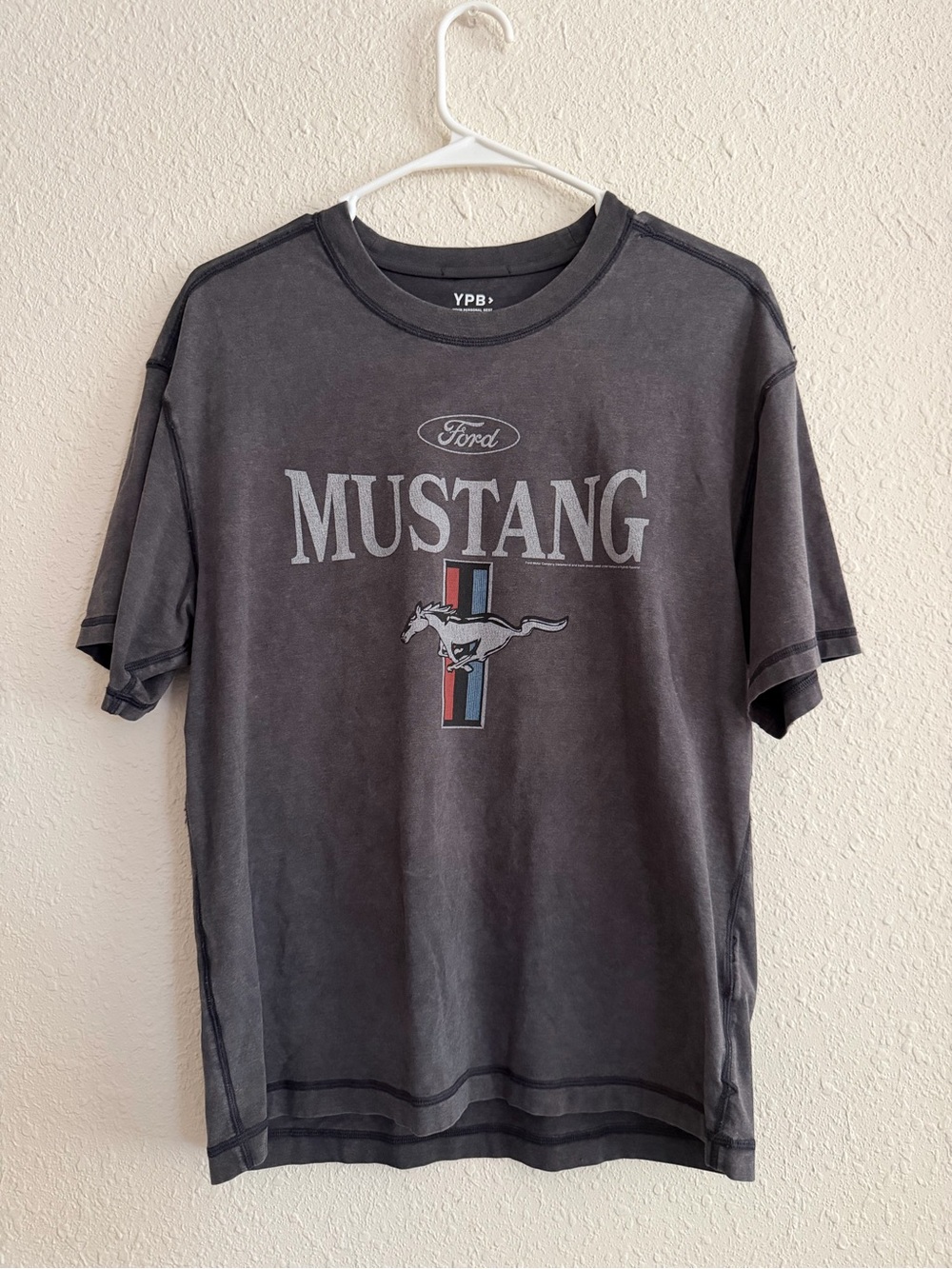 Ford Mustang Graphic Tee - Washed Black